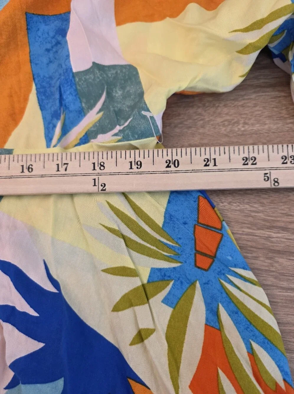 Label of Love Aisha Tropical Palm Print Tiered Mini Dress XL NWT Boho Resort - Picture 7 of 13
